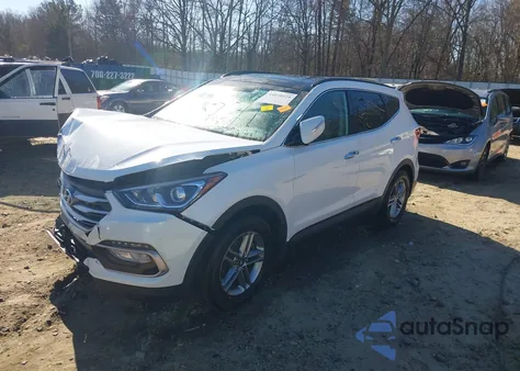 2018 Hyundai Santa Fe Sport 2.4 Luxury z USA, uszkodzony, nr VIN 5XYZUDLB4JG539393
